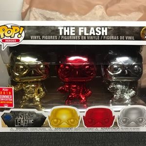 The Flash Chrome Flash SDCC Exclusive Funko Pop